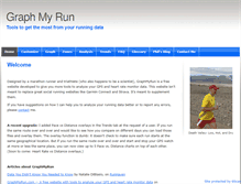 Tablet Screenshot of graphmyrun.com